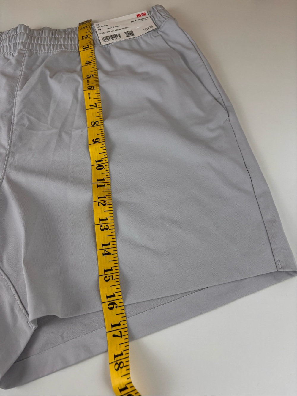 uniqlo Men stretch active shorts Light Gray Athletic Shorts - Picture 16 of 17